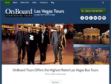 Tablet Screenshot of lasvegastours.onboardtours.com